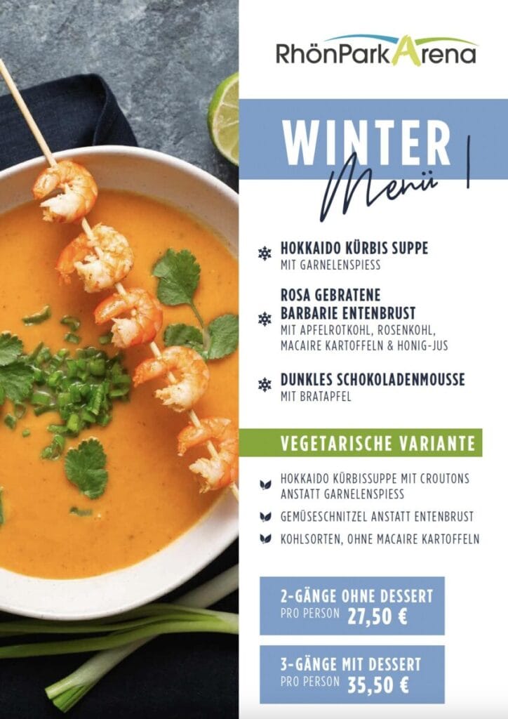Winter Menü RhönParkArena