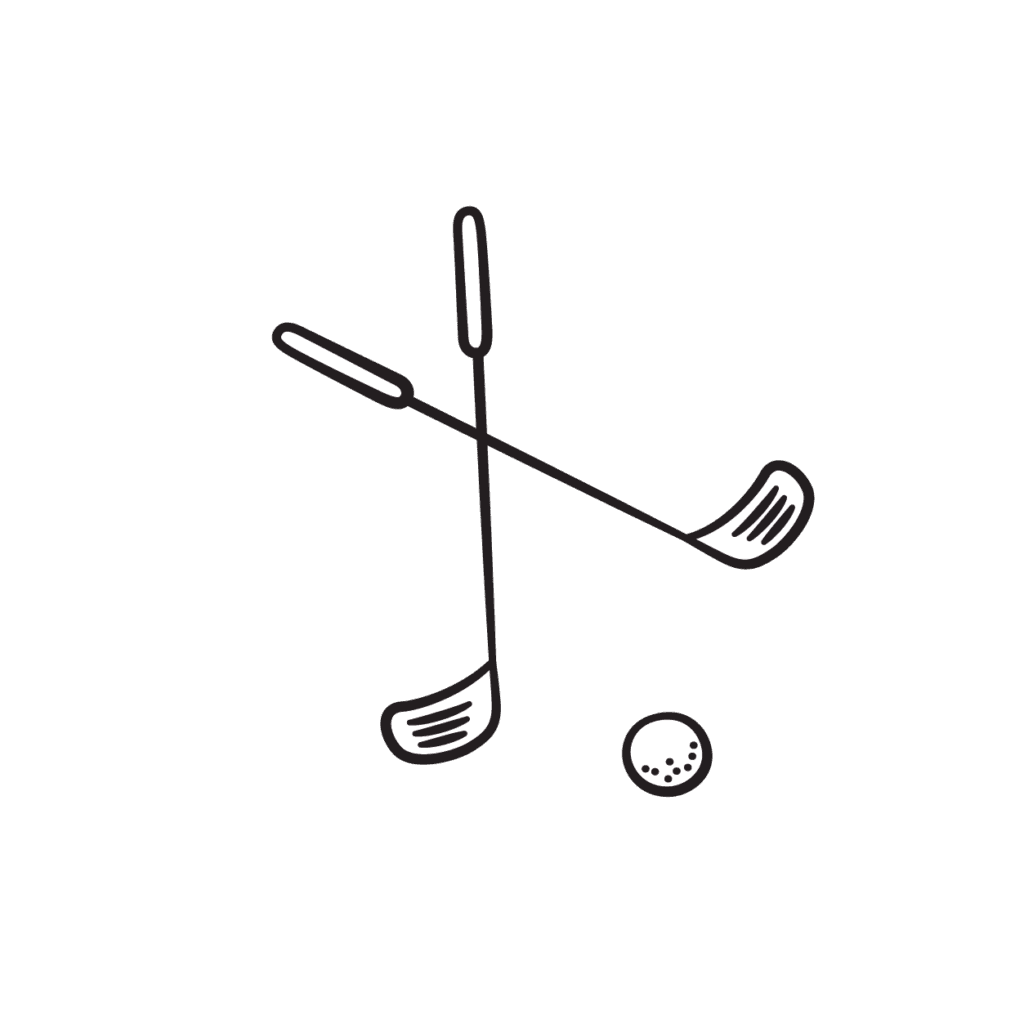 Zeichnung Minigolf