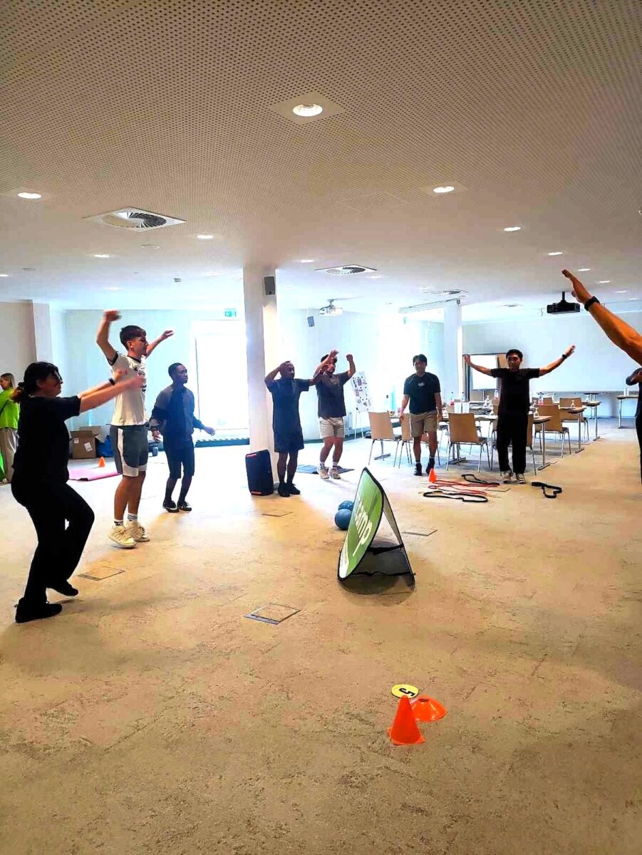 Ausbildungsstart im Rhön Park Aktiv Resort, Azubi Foto, Fitcamp