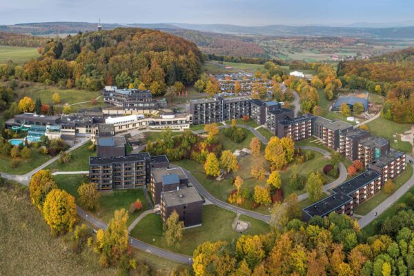 Drohnenaufnahme Rhön Park Aktiv Resort